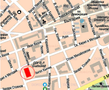 Карта на местоположението на Маркет Добрич